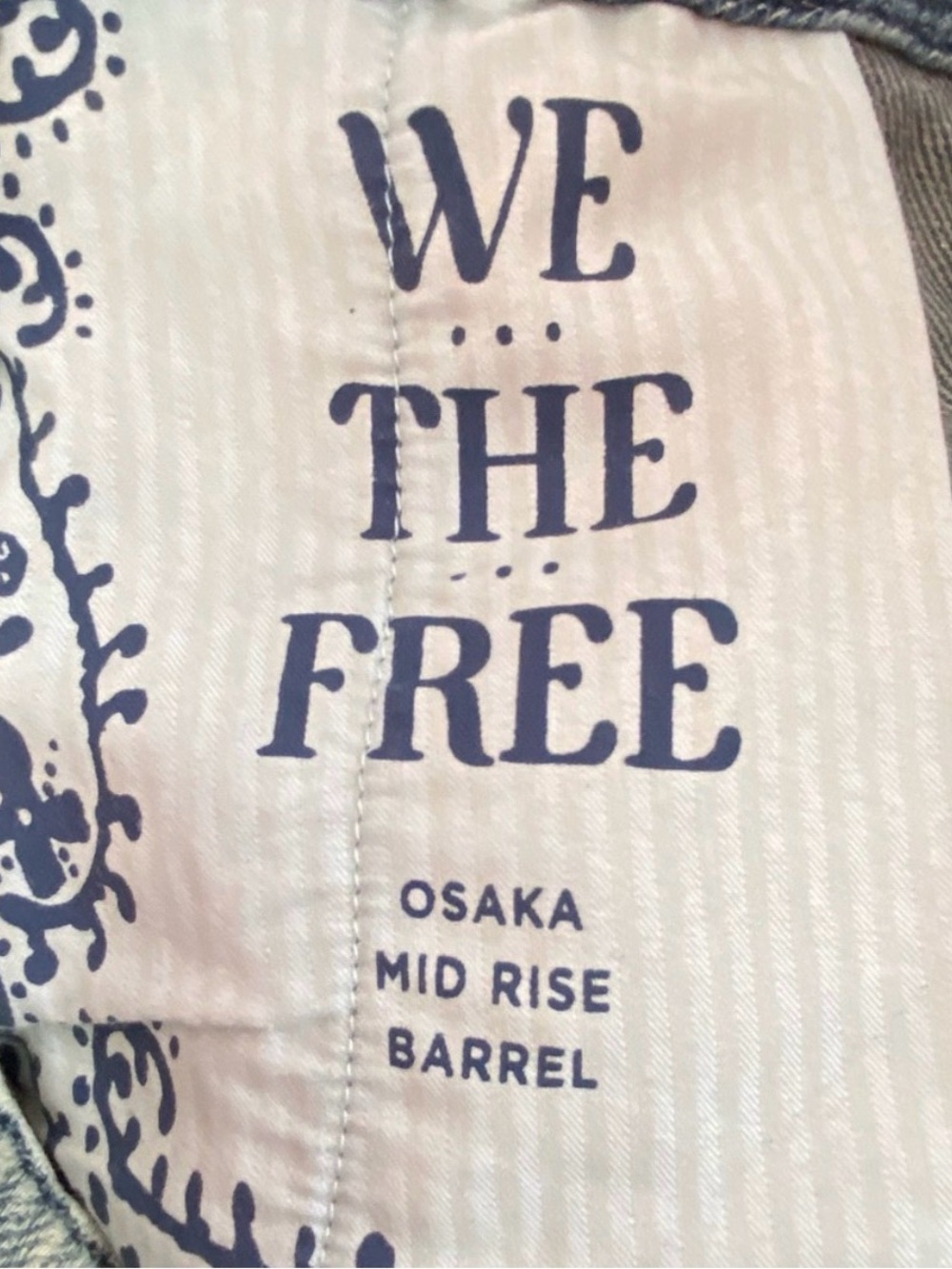 We The Free Osaka Barrel Jean Spearmint - Picture 6 of 6